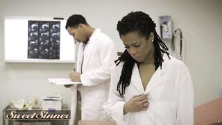 PLEASANT SINNER - Pre-Med Student Takes Control And Gets Her Professor’s Wang All Over Her Twat And Throat