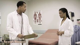 PLEASANT SINNER - Pre-Med Student Takes Control And Gets Her Professor’s Wang All Over Her Twat And Throat