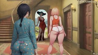 This guy Gets a Biggest Boner In Front of Four Hot Beauties - Moonripple Lake 07 Developed By BCG - CG Porn Game