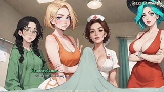 This guy Gets a Biggest Boner In Front of Four Hot Beauties - Moonripple Lake 07 Developed By BCG - CG Porn Game