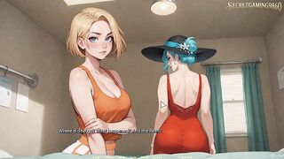 This guy Gets a Biggest Boner In Front of Four Hot Beauties - Moonripple Lake 07 Developed By BCG - CG Porn Game