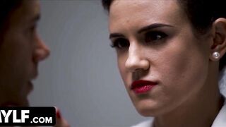 Mylf - Ideal Assed Breasty Nurse Ratched Gives Her Patient a Ardent Oral - Episode Parody