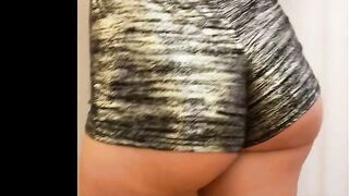 Thicc natural thunder hips PAWG shaking my large hot booty to abode music in a very short jumpsuit