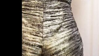 Thicc natural thunder hips PAWG shaking my large hot booty to abode music in a very short jumpsuit