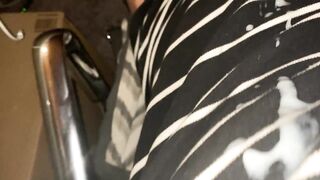 After hard work close up spunk flow uncut knob stroke solo climax tugjob masturbate load 4k 60fps