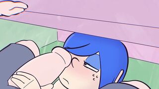 Quick Oral-job Below The Table At Restaurant ( Parody Toon )