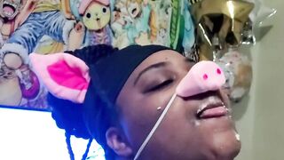 Feedee Ssbbw Piggy vs Cake