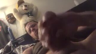 My obese booty dick getting stroked n oiled