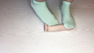 Crush sextoy femdom in socks