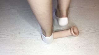 Crush sextoy with my white ped socks