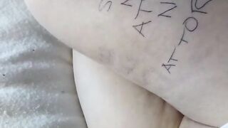 MissLexiLoup hawt curvy butt female stroking anal opening orgasm ahead POV