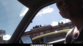 Colombian mami Marcela Diaz gets massive load on her corpulent lips