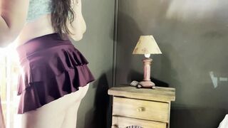 Having sex with my ally's girlfriend during the time that this guy's on the other side of the window.