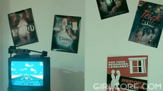 GIRLCORE Nerd Lesbians Blinded By Science & Hot Virtual MILF