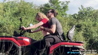 We went on an Off-Road ride that turned into Spontaneous Outdoor Sex (POV) - Real Amateur Pair