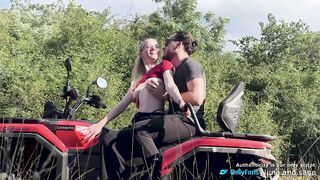 We went on an Off-Road ride that turned into Spontaneous Outdoor Sex (POV) - Real Amateur Pair