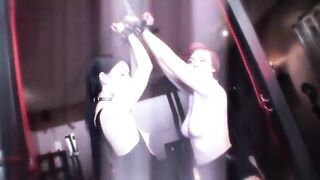 Femdom actions with punished hotties