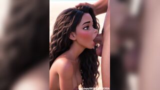 Moana CG toon porn animation my Remake