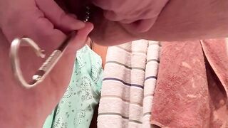 big beautiful woman Older mother I'd like to fuck Female Sounding urethra pee urinate urine