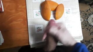 youthful teacher decided to screw an orange ????