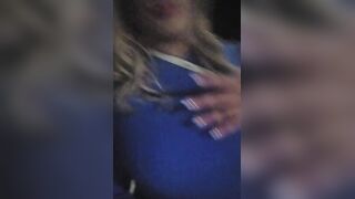 Sissy has to walk home with a giant load of cum of her face, humiliating cumwalk