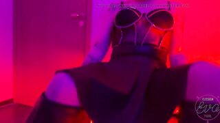Slavic Trans Femdom-goddess Humiliates a Thrall