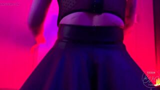 Slavic Trans Femdom-goddess Humiliates a Thrall