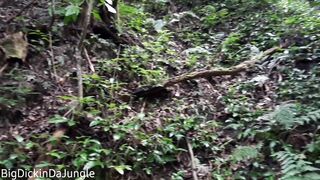 I discover a device that apears to be a 3DS whilst Walking Undressed in Nature - See me Cum all over it