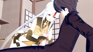 Ningguang from Genshin Impact lets u cum on her bazookas.