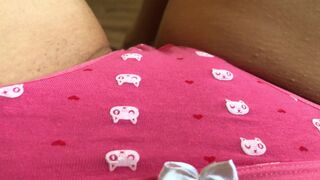 My Juicy Twat Leaking Juice - I Rub My Muddy Clitoris With my Soaked Pants and Cum Twice - LiluWetPussy