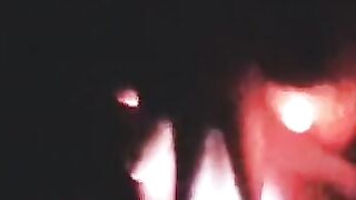 BunBuns 1st Undress Tease Using LED Gloves! (No Music)