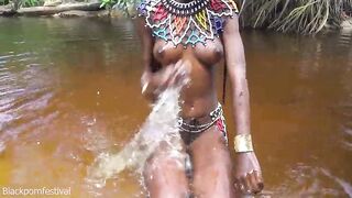 Zulu tribe hotty with fantastic flawless bazookas