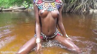 Zulu tribe hotty with fantastic flawless bazookas
