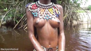Zulu tribe hotty with fantastic flawless bazookas