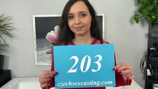Corpulent gal tries her luck at the casting