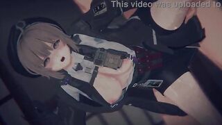 [Beauties' Frontline two] - Cheyanne "TACTICAL BREACH" (Tied T-Doll & POV Sandwich double penetration) (4K/60FPS) - (Tactical Doll Lesson)