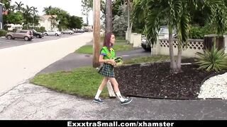 ExxxtraSmall - Small Beauty Scout Screwed By Massive Schlong