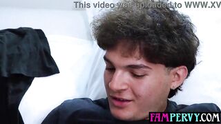 Breasty small black teen step sister seduces and screws virgin step brother
