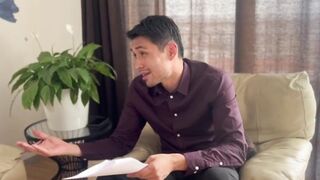 Elizabeth Marquez gives her butt cheeks to her boss so this chab won't fire her