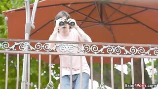 Bird watching my butt.Breasty stepmom Dee Williams catches her stepson watching her and confronts him.To get it without his system that babe lets him bang her