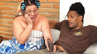 big beautiful woman Aged Destroyed by a Plump Large Ebony Schlong