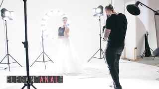 HOTTIES - Elegant Teen Alyssia Kent gets anal cream pied