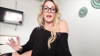 Massaging Golden-haired Step Sister After Work - Savvy Suxx - Family Therapy - Alex Adams