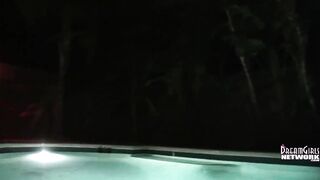 Coarse hawt tub banging with 2 freaks