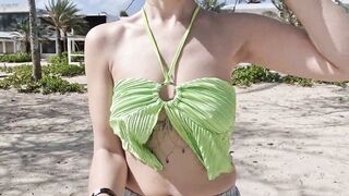 public flashing of melons in the Caribbean