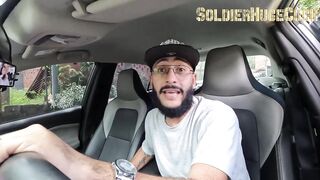 Constricted Pink Twat Crushed in the Car During an Unscripted Rencounter