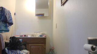 Stripping in advance of my shower