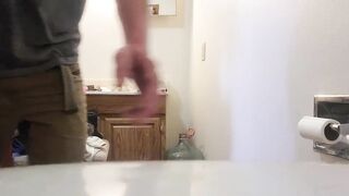 Stripping in advance of my shower