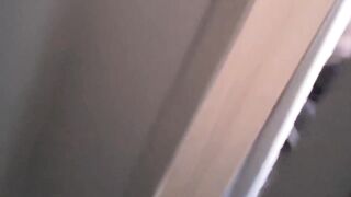 That guy Surprises Me with a Sex-toy; I Suck Him Hard with a Finger in My Butt and Make Him Cum in My Throat.