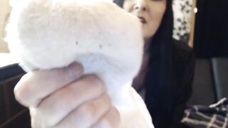 White Socks Sniffing For Your Domina